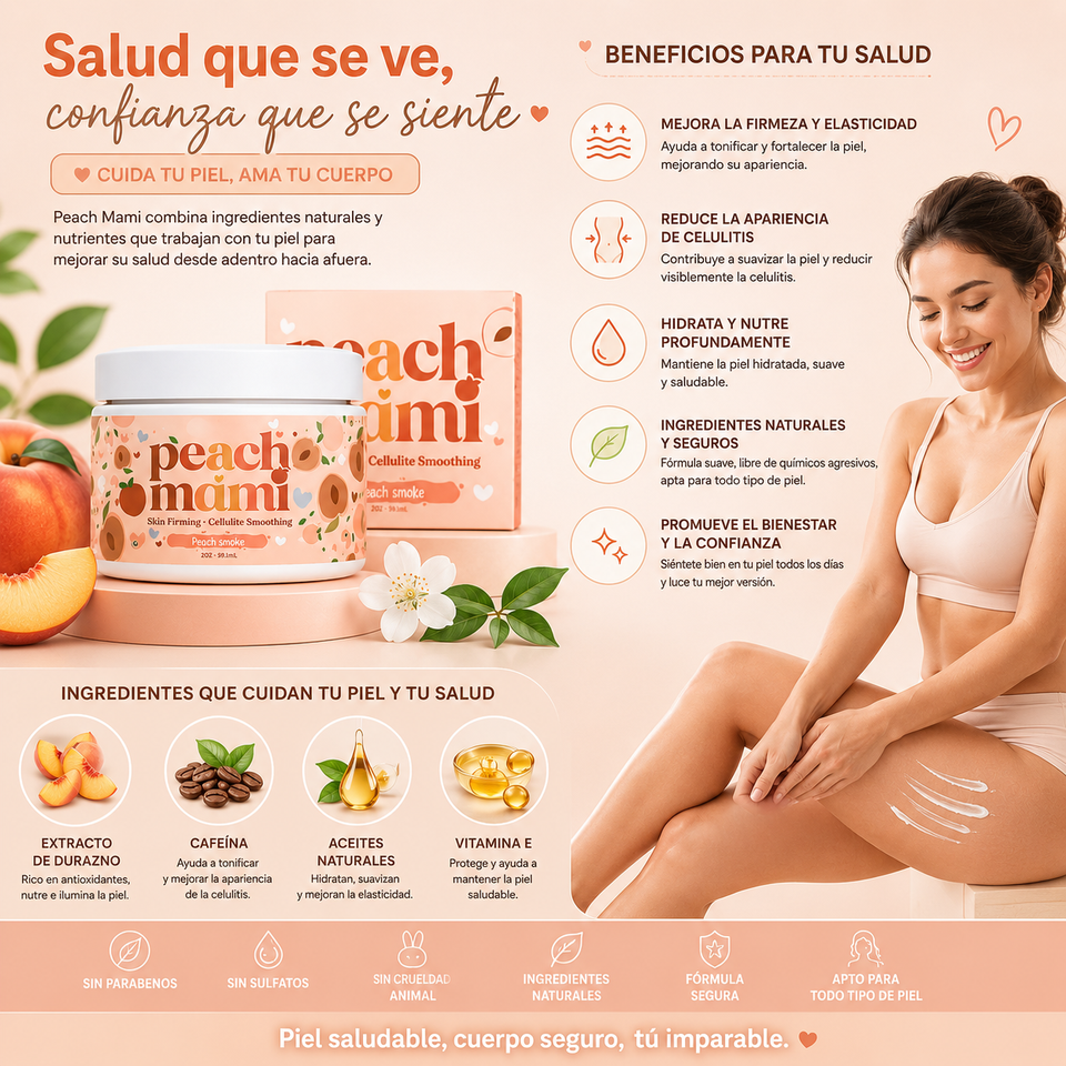 Crema Peach Mami Corporal Reafirmante